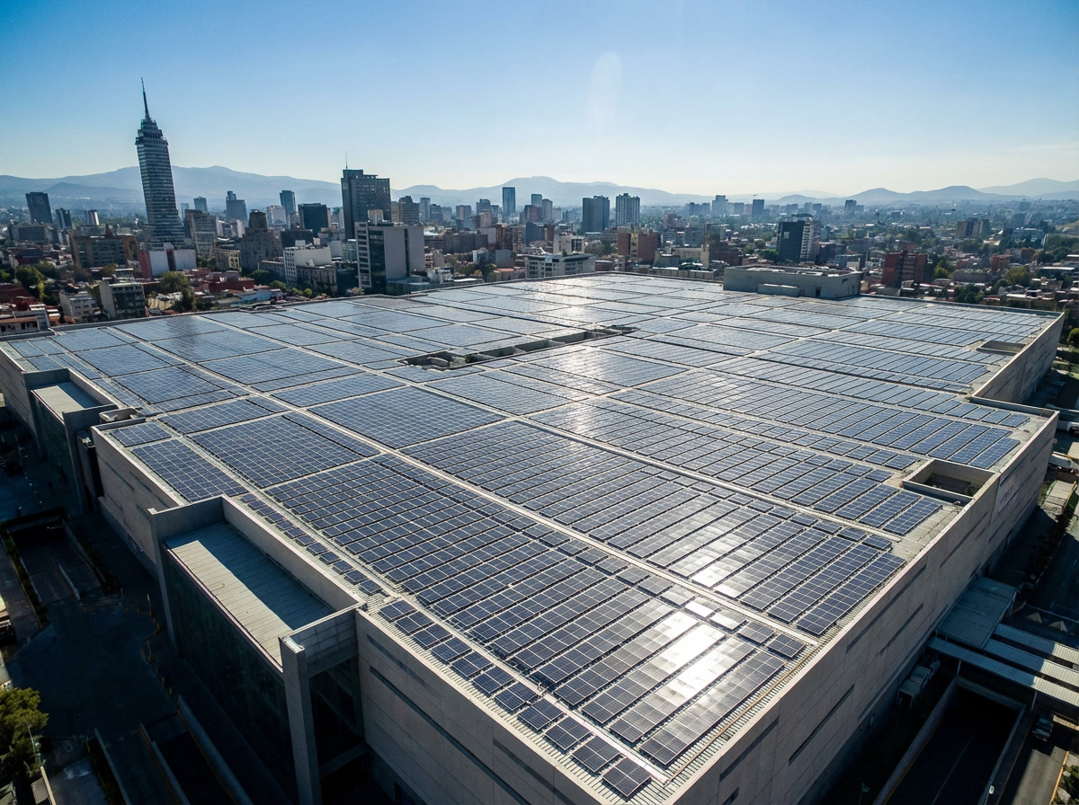 Instalación comercial de paneles solares